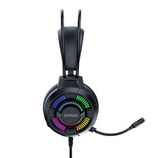 联想想耀SHW01有线头戴式耳机耳麦RGB电竞游戏7.1声道电脑USB口