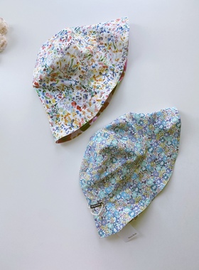 Warm Buds 渔夫帽Liberty英国进口面料正反两色