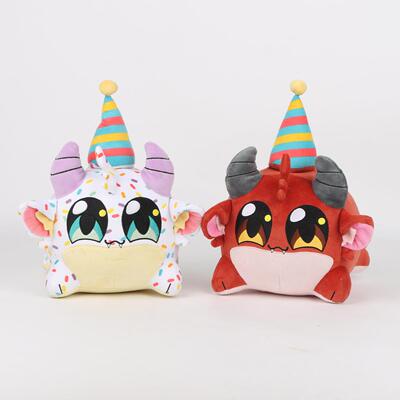 跨境新品Birthday Cake Emotional Support Demon毛绒公仔生日猫