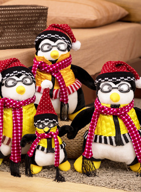 网红老友记公仔Friends哈吉企鹅Hugsy毛绒玩具公仔玩偶周边礼物