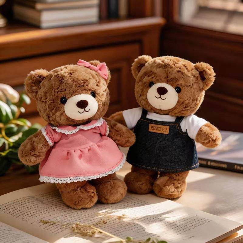 情侣泰迪熊小熊公仔毛绒玩具熊布娃娃送女生毕业礼物活动礼品