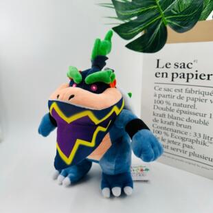 超级玛丽马里奥惊奇黑暗JR库巴BB二世暗黑火龙毛绒玩具公仔周边