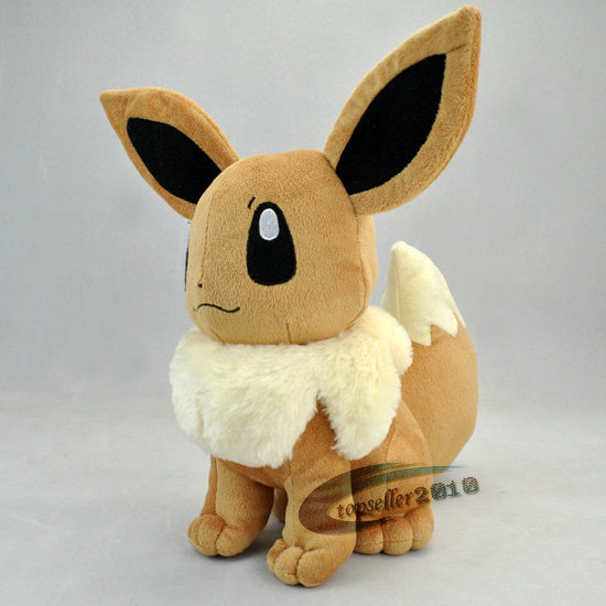 坐姿伊布公仔玩偶