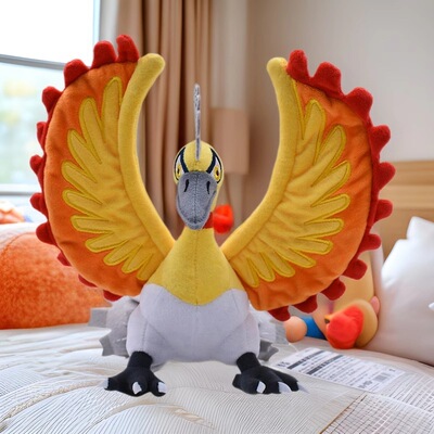 妖精可梦凤王异色精灵凤凰异色凤王毛绒玩具公仔玩偶动漫游戏周边