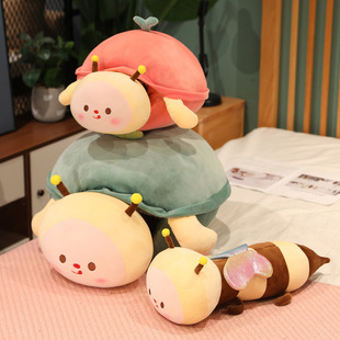 龟蜜 蜜蜂 玩偶 搞怪 礼物 公仔 bee 闺蜜毛绒玩具 网红创意 乌龟