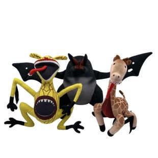 跨境新品 Zoochosis癫狂动物园公仔变异长颈鹿变异袋鼠毛绒玩具