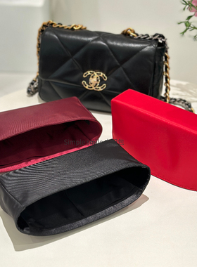 Simple smile适用Chanel香奈儿19bag小中防水尼龙绸缎内胆包收纳