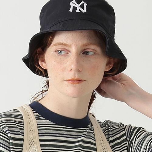 New Era x BEAMS BOY x MLB 纽约扬基纽亦华三方联名款 渔夫帽子图片