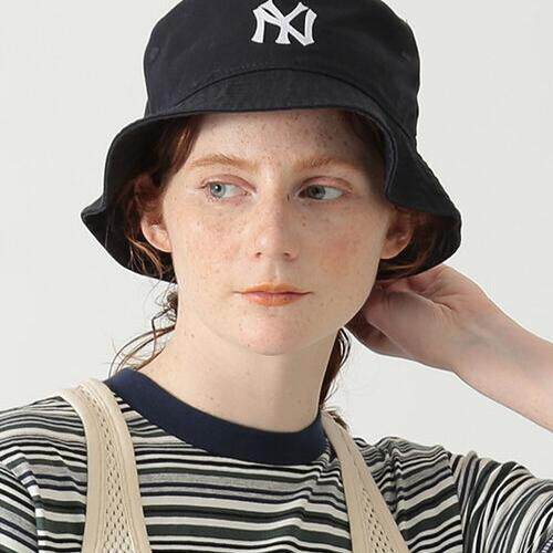 New Era x BEAMS BOY x MLB 纽约扬基纽亦华三方联名款 渔夫帽子