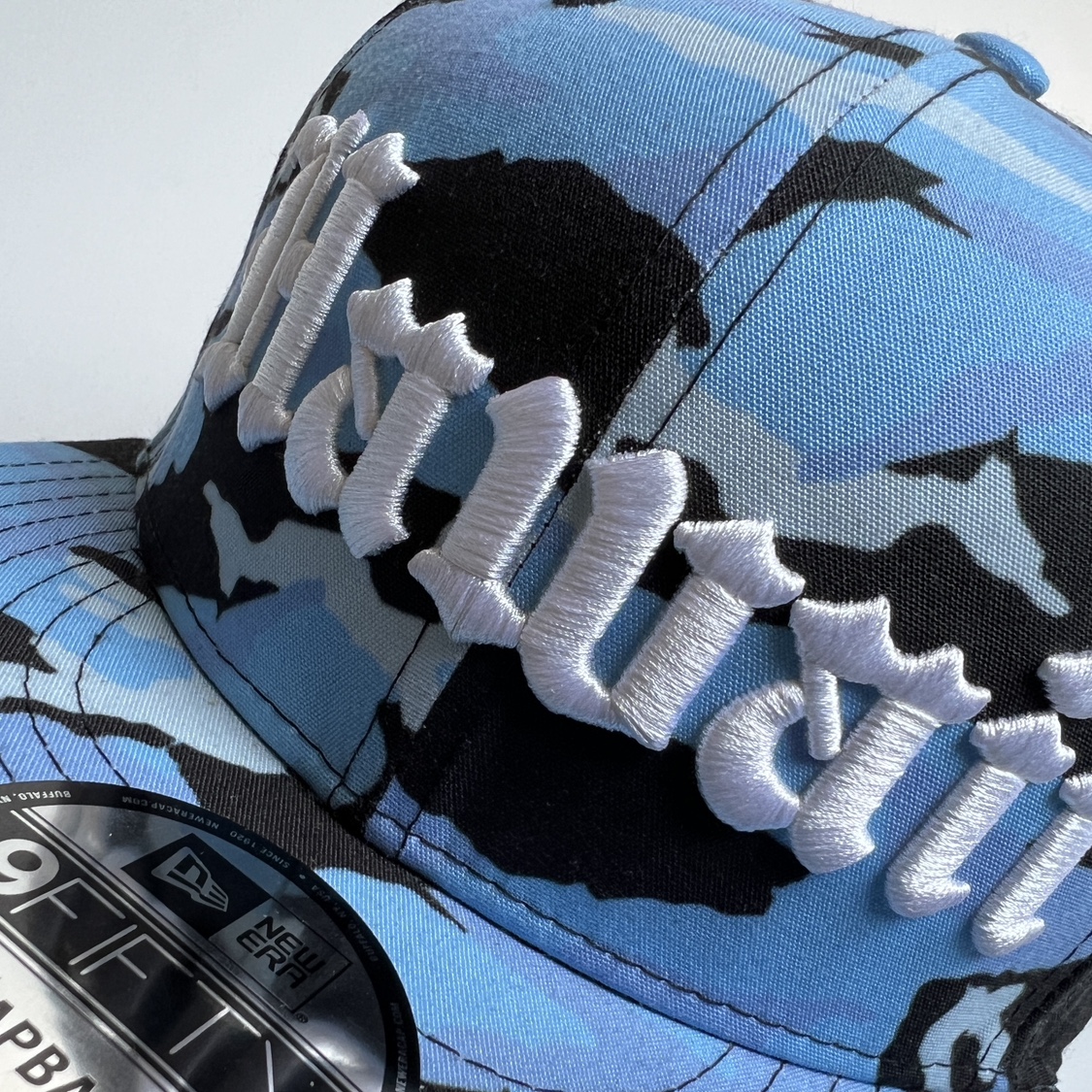 808 ALL DAY联名New Era男女9FIFTY迷彩说唱街舞遮阳防晒速干帽子