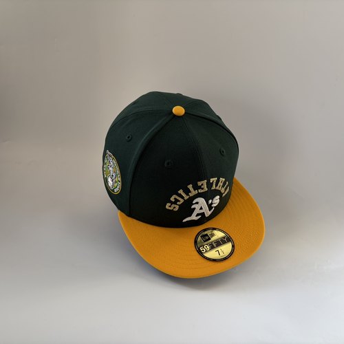 New Era/纽亦华 MLB 奥克兰运动家队 限定款 倒标logo 棒球帽子