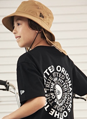 New Era 纽亦华 kids 儿童款 渔夫帽子 轻薄速干可脱卸披风Adv