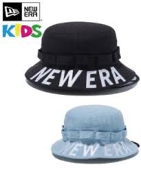 New Era 纽亦华 儿童款 渔夫帽子 刺绣