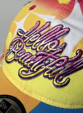 温尼伍德墙Wynwood Walls联名款New Era男女涂鸦街头艺术棒球帽子