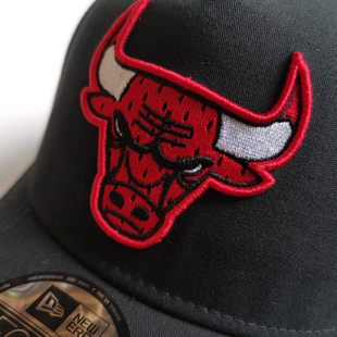 NBA芝加哥公牛队New Era男女9forty速干休闲遮阳防晒出游棒球帽子