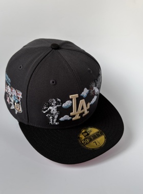 New Era 大谷翔平 MLB 洛杉矶道奇队 纪念款 全封棒球帽子59FIFTY