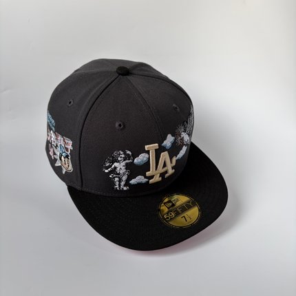 New Era 大谷翔平 MLB 洛杉矶道奇队 纪念款 全封棒球帽子59FIFTY