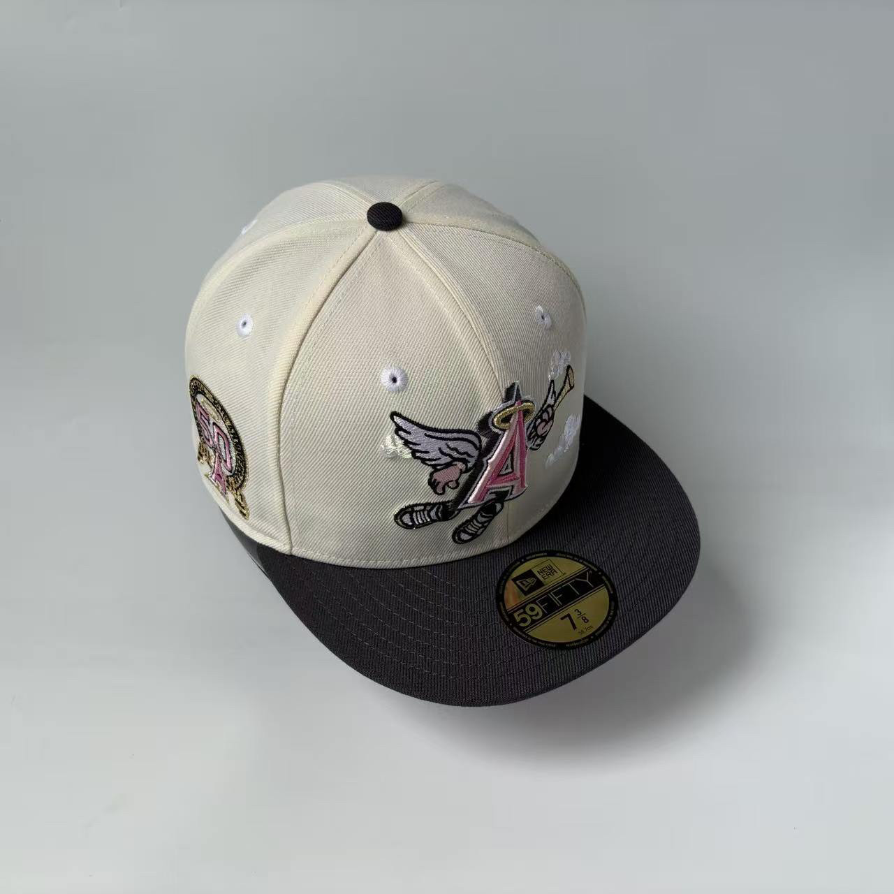 New Era/纽亦华 MLB洛杉矶天使队 棒球帽子 平檐全封 59FIFTY图片