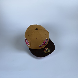 New Era/纽亦华 MLB 亚特兰大勇士队 世界大赛 棒球帽子 59FIFTY