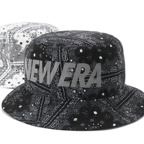 New Era 纽亦华 佩斯利腰果花 渔夫帽子 轻薄速干反光