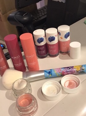 特价现货 KIKO 20周年topic heat 唇颊两用棒指甲油眼线液笔