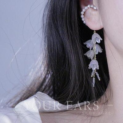 不对称925银针时尚新款气质耳饰