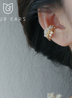 YOUR EARS原创设计手作复古宫廷风耳骨夹女无耳洞耳夹小众高级感