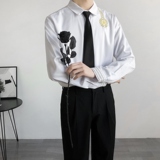 714B/D656P45学院文艺风白衬衫空少衬衣学生团体职业装S-5XL，男装衬衫，星座714B(原C313-1)