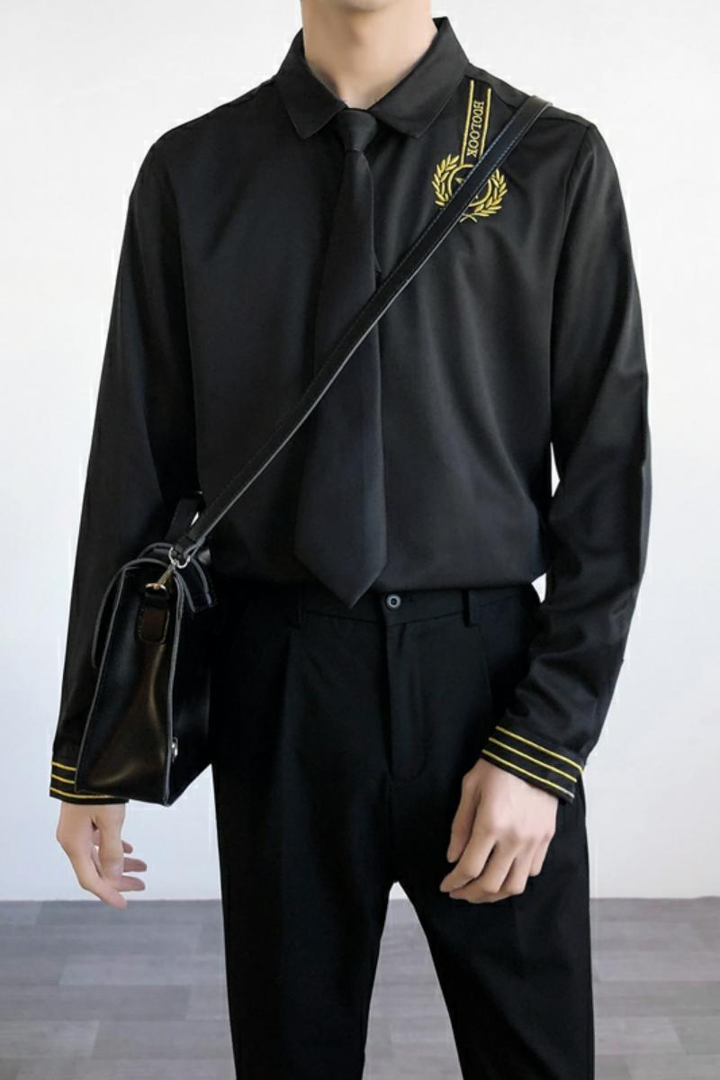 714B/D656P45学院文艺风白衬衫空少衬衣学生团体服班服S-5XL,男装衬衫,星座714B(原C313-1)