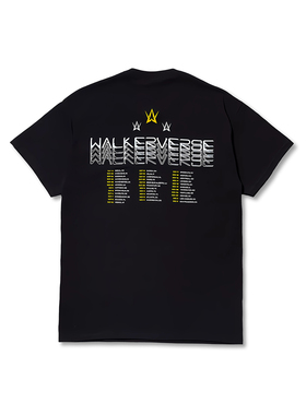 电音alan walker艾伦沃克巡演纪念短袖T恤2025新款纯棉青少年学生