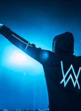 电音教主Alan Walker艾伦沃克卫衣卫衣男款春季连帽2025纯棉薄款