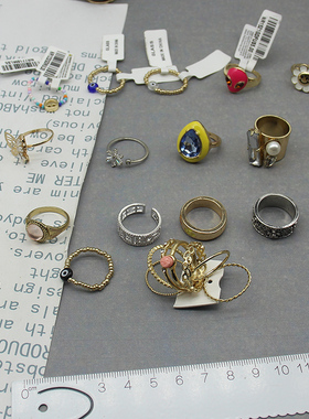 欧美日本个性小中号戒指合集