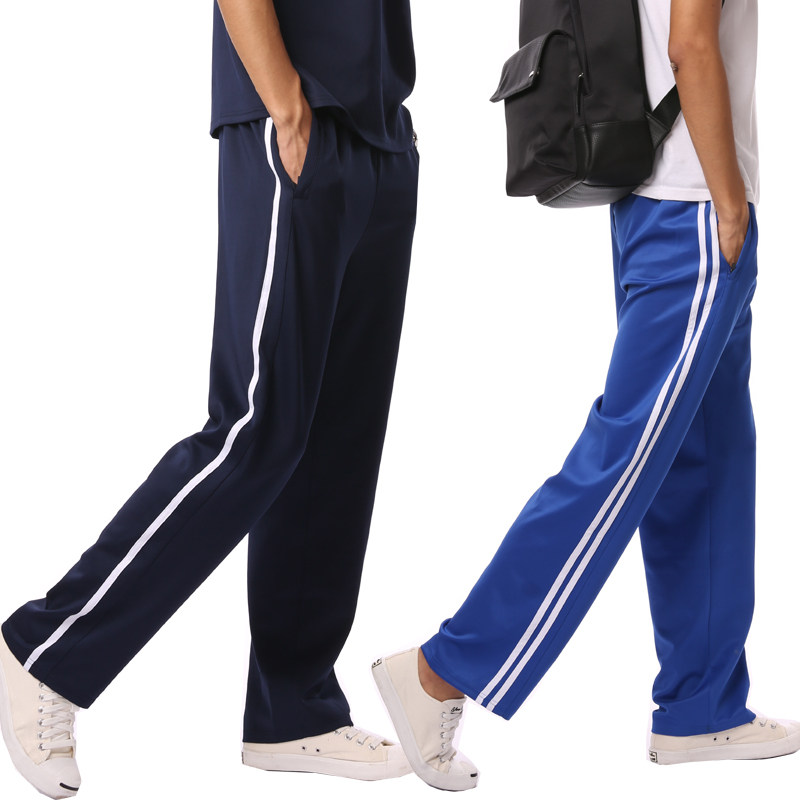 男女加肥加大校服褲青少年學生褲子大碼褲運動褲長褲春秋藍色直筒在類目 運動服/休閒服裝, 運動褲, 運動長褲中 - 來自Buy2taobao.com提供專業的淘寶代購服務