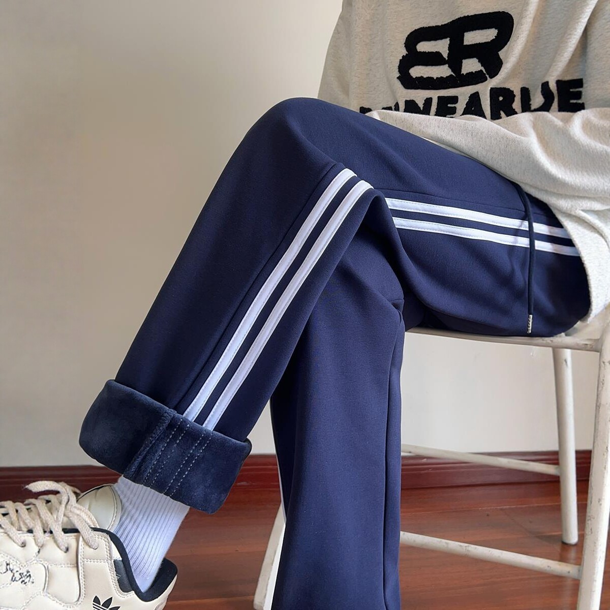春夏秋冬厚薄校裤藏青透气校服裤
