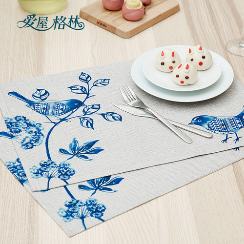 2片装隔热防滑防水防油餐桌垫