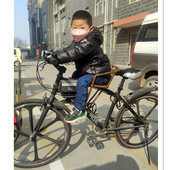 儿童自行车前置座椅老式 自行车山地车宝宝单车小孩车凳