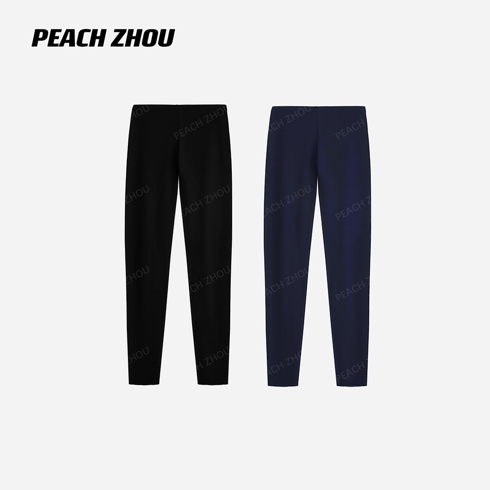 PEACHZHOU 牛奶丝神裤 弹力舒滑亲肤高弹瘦打底裤修身紧身裤女秋