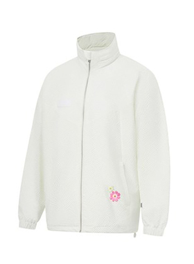 李宁专柜正品2023年夏季新款男运动休闲上装风衣乳白色AFDT149-1