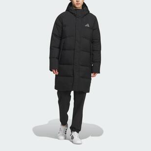 Adidas阿迪男装 时尚长款连帽羽绒服KQ5514KQ5515KQ5516KQ5517