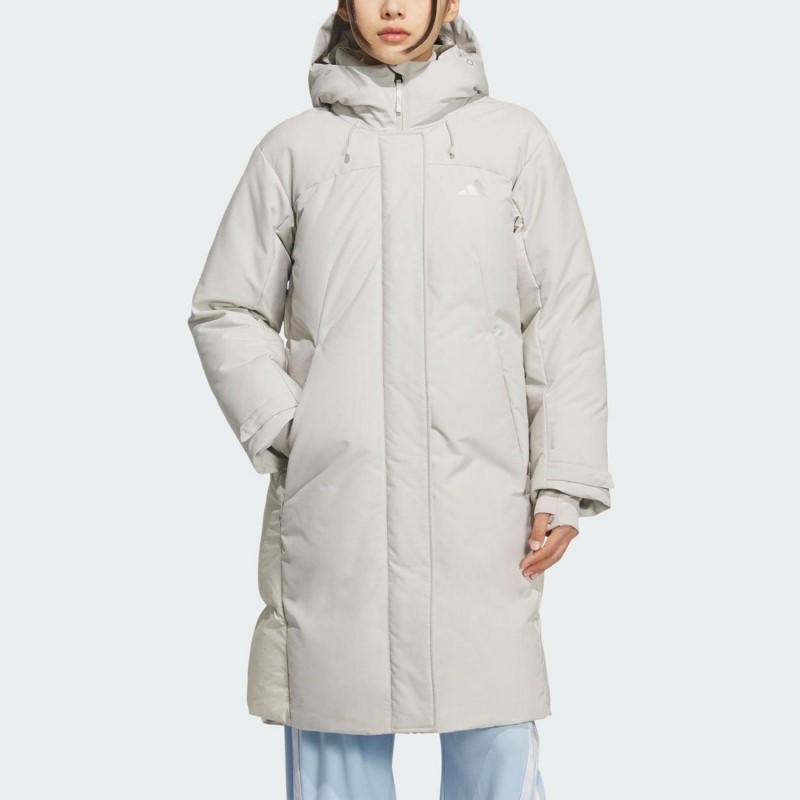 阿迪女装时尚舒适宽松羽绒服