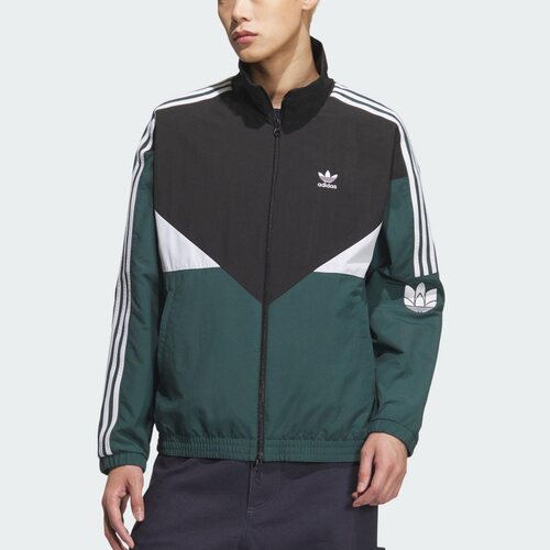 阿迪三叶草男女装宽松运动外套