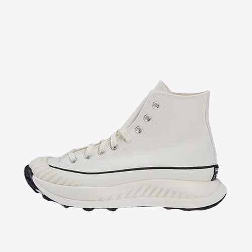 匡威女高帮复古厚底增高帆布鞋