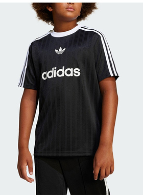 Adidas三叶草童装 时复古休闲运动短袖T恤 JC7309 JE0517 IS3288
