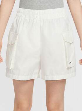 Nike耐克女裤 简约时尚潮流百搭运动休闲短裤 HM6983-133