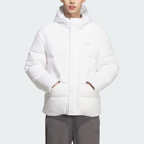 阿迪男装简约舒适保暖羽绒服