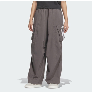 Adidas阿迪女裤 宽松透气休闲运动工装长裤JZ2333 JM6207 KF0708
