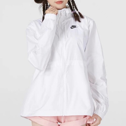 耐克女连帽薄款夹克防风外套