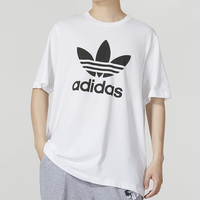 阿迪达斯男运动休闲短袖T恤