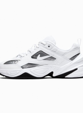 Nike /耐克女M2K Tekno白银烟灰复古老爹厚底运动鞋CJ9583-100
