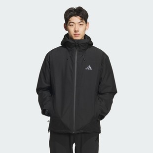 adidas阿迪男装 百搭三合一连帽夹克外套KQ5501 KQ5502 JY4797